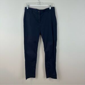 Boden Navy Chino Style Straight Leg Pants Size 8R Women's